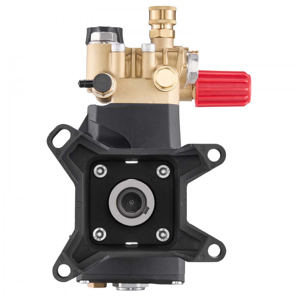 Hochdruckreiniger-Pumpe, 2,5 cm Welle, horizontaler Triplex-Kolben, 4000 PSI, 4,0 GPM, Ersatz-Hochdruckreiniger-Pumpen-Set mit 5 Düsen, Ersatzpumpe für bis zu 500 Stunden Dauerbetrieb, Ersatzpumpe Hochdruckreiniger-Pumpe, 2,5 cm Welle, horizontaler Triplex-Kolben, 4000 PSI, 4,0 GPM, Ersatz-Hochdruckreiniger-Pumpen-Set mit 5 Düsen, Ersatzpumpe für bis zu 500 Stunden Dauerbetrieb, Ersatzpumpe
