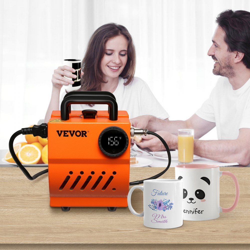 Presse à Sublimation pour tasses, 11 à 425.24g, 350W, impression par Sublimation, hauteur maximale de 11cm, 8.2 à 8.7cm, Portable