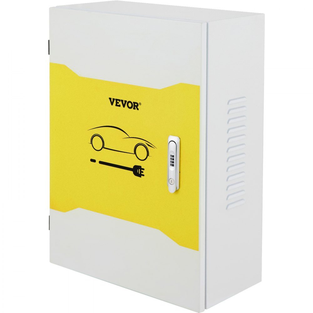 Tesla-Ladestationsbox, 70 x 50 x 25 cm, Outdoor-Kabelbox, Ladebox, Kabel-Organizer, IP32, wasserdicht, staubdicht, Cool Roll Steel, elektrische Gehäusebox für Tesla-Wandanschluss