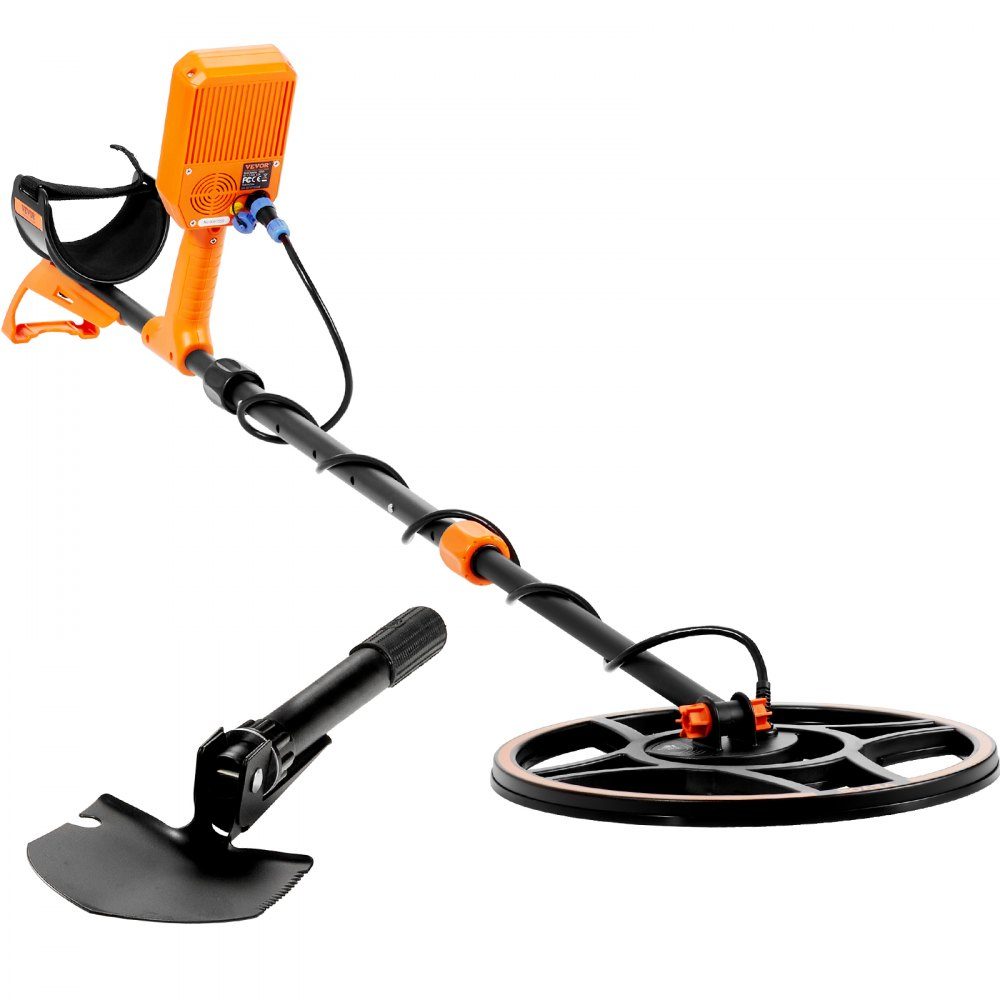 Metaaldetector professioneel, metaaldetector met zoekspoel van 30 cm, 7 modi, IP68 duikdiepte tot 3 m goudzoeker met verstelbare handgreep gouddetector inclusief precisie-lokalisatieapparaat voor Bluetooth-headsets