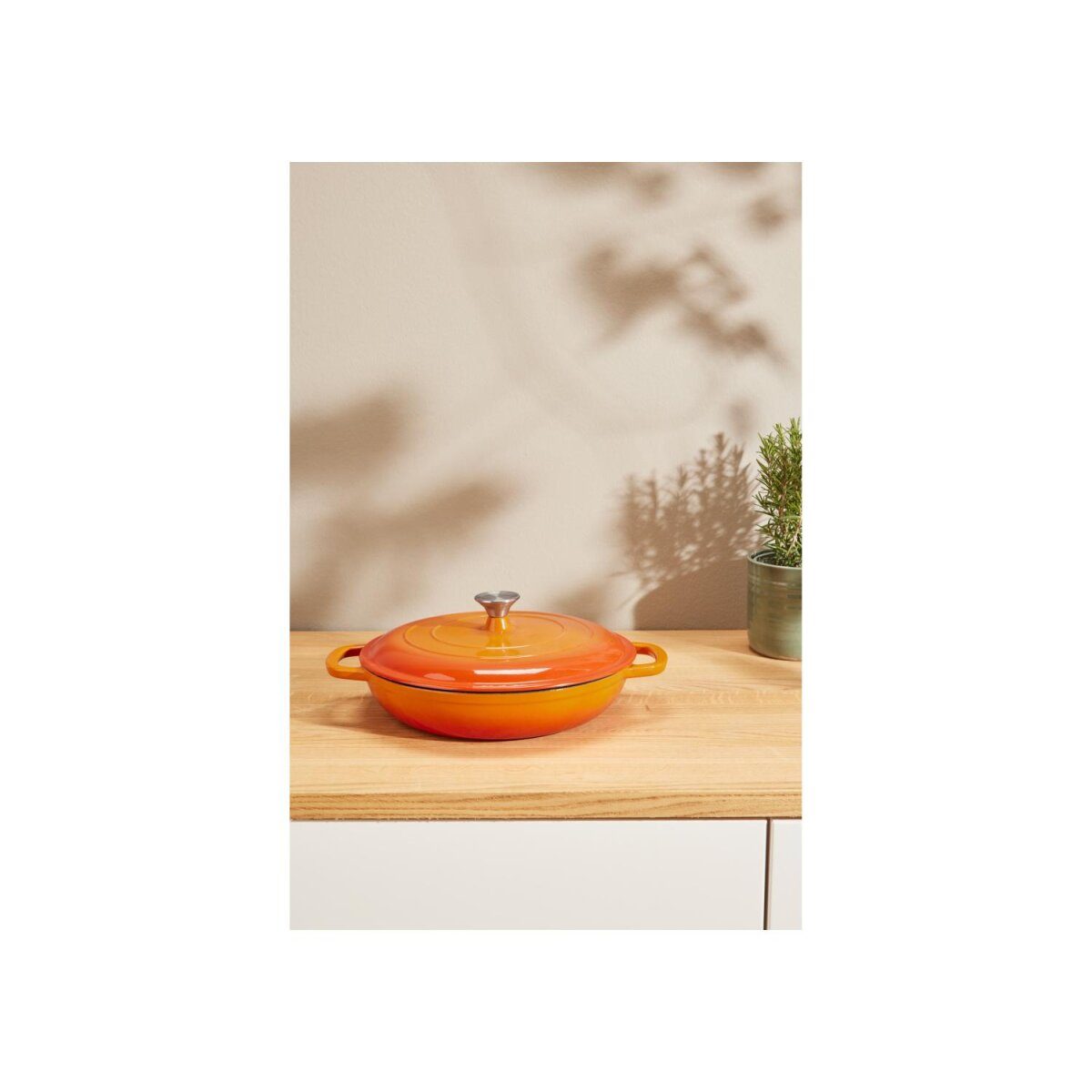 SILVERCREST® gietijzeren serveerpan 30 cm / 3,7 liter