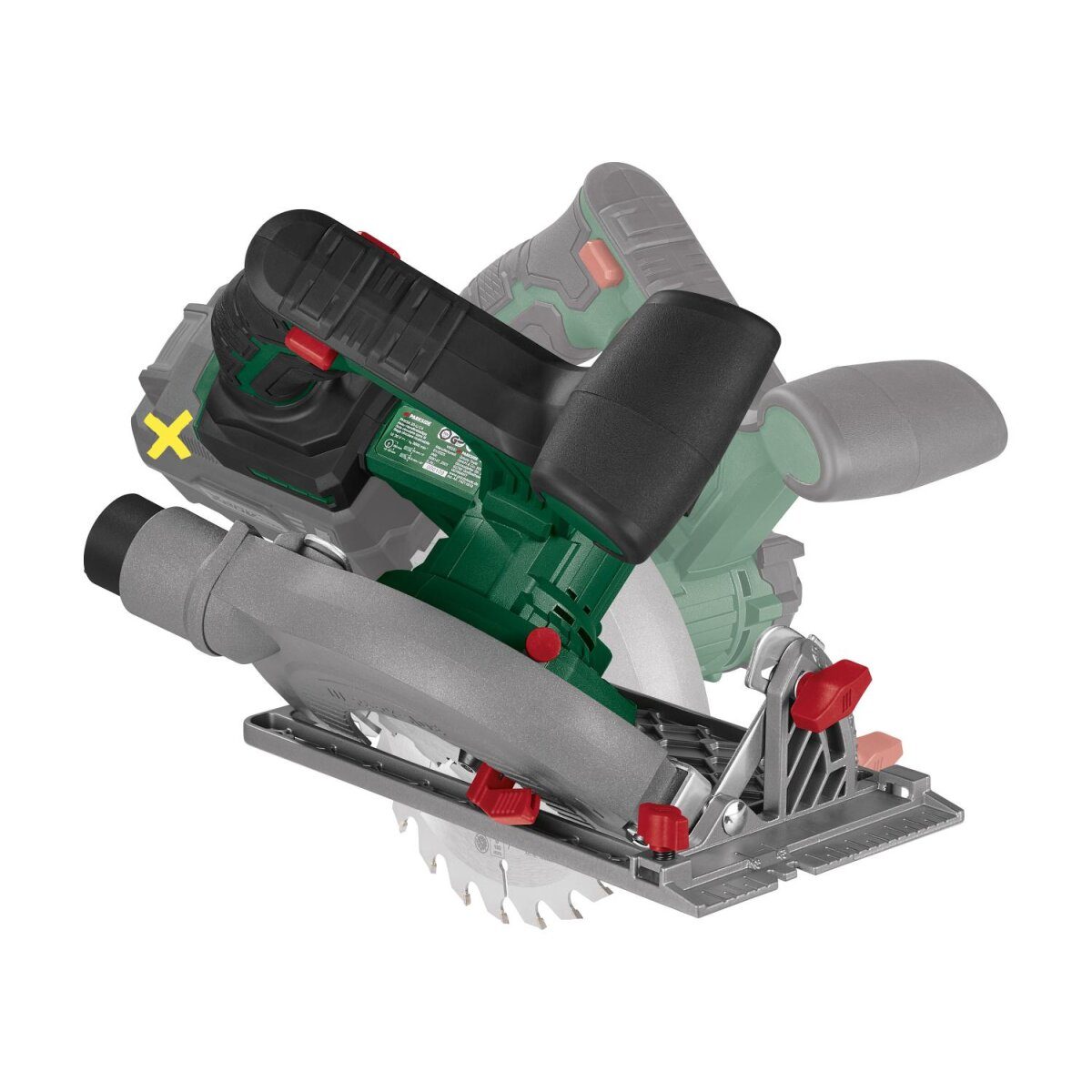 PARKSIDE® 20 V / Akku-Handkreissäge „PHKSA 20-Li C4“, ohne Akku und Ladegerät