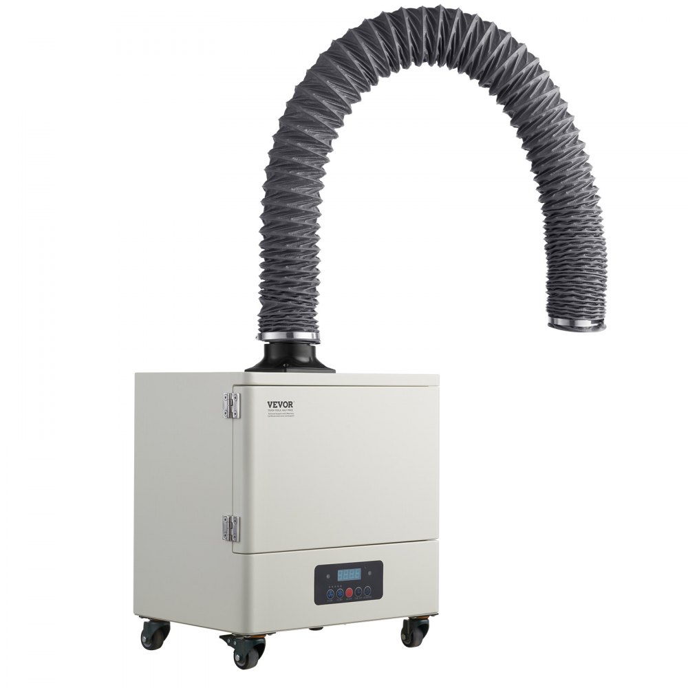 Lasrookafzuiger, 459 m³/h soldeerdampabsorber met 280 W motor, 4-traps filter, 10 snelheden en op afstand bedienbare rookreiniger voor solderen, graveren, doe-het-zelf lassen Lasrookafzuiger, 459 m³/h soldeerdampabsorber met 280 W motor, 4-traps filter, 10 snelheden en op afstand bedienbare rookreiniger voor solderen, graveren, doe-het-zelf lassen