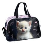 White Kitty school backpack