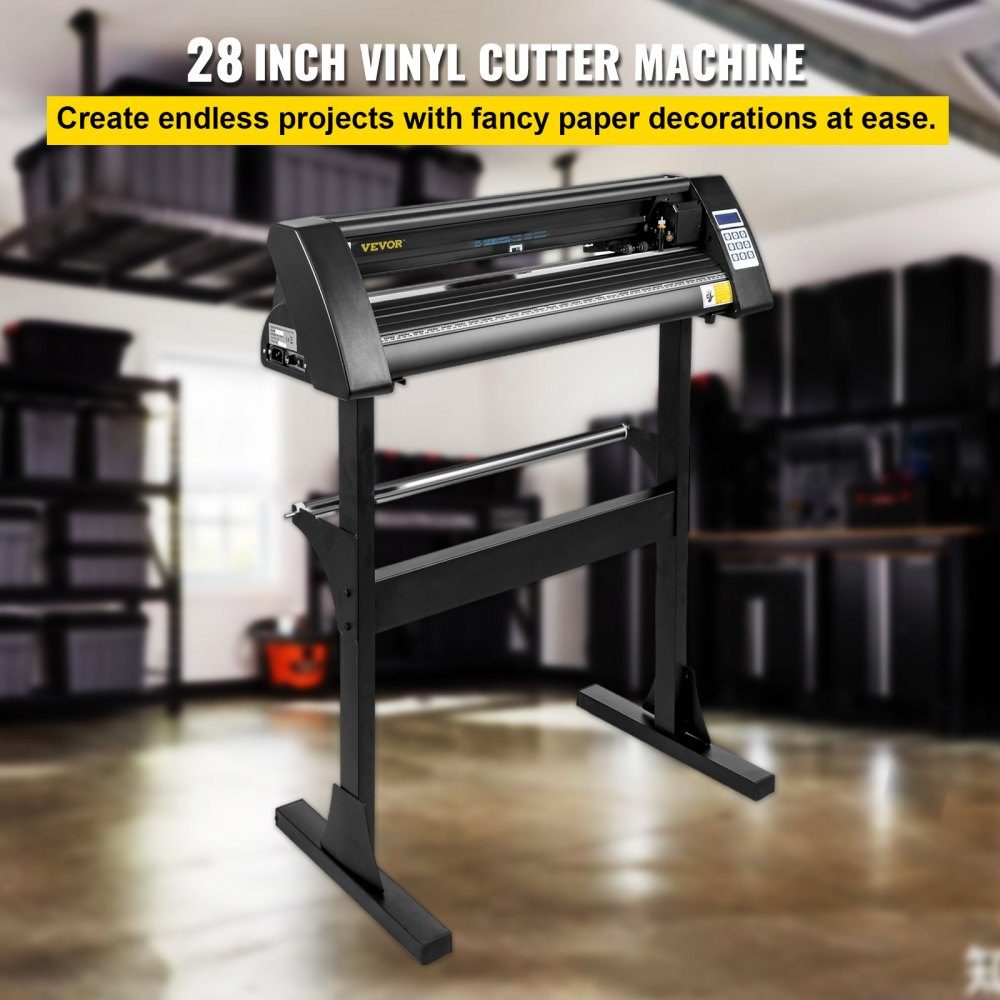 720mm Vinyl Cutter Plotter Machine Dark Vinyl Cutting Plotter 630mm Cutting Width Cutting Plotter Device Cutter Plotter with Stand