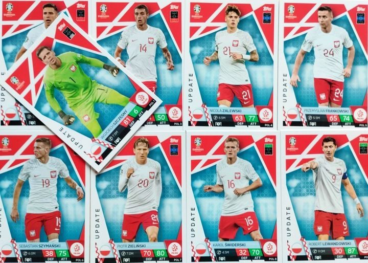 Multipack aktualizacji Topps Match Attax na EURO 2024 – wydanie polskie