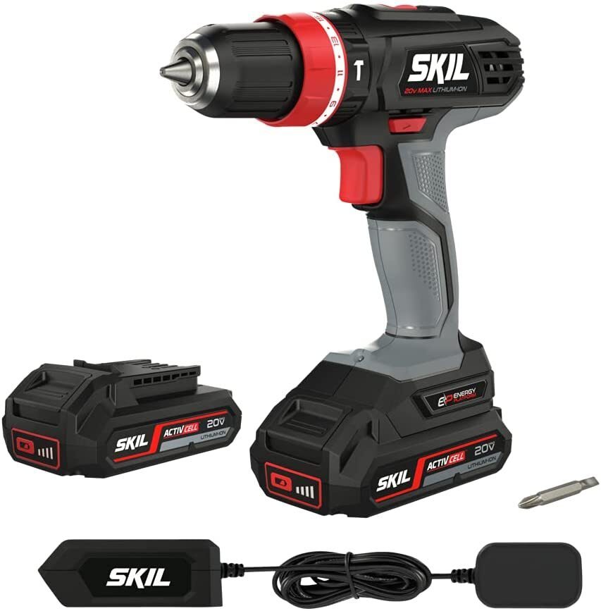 Visseuse-visseuse à percussion sans fil SKIL avec 2 batteries + chargeur, 18 V