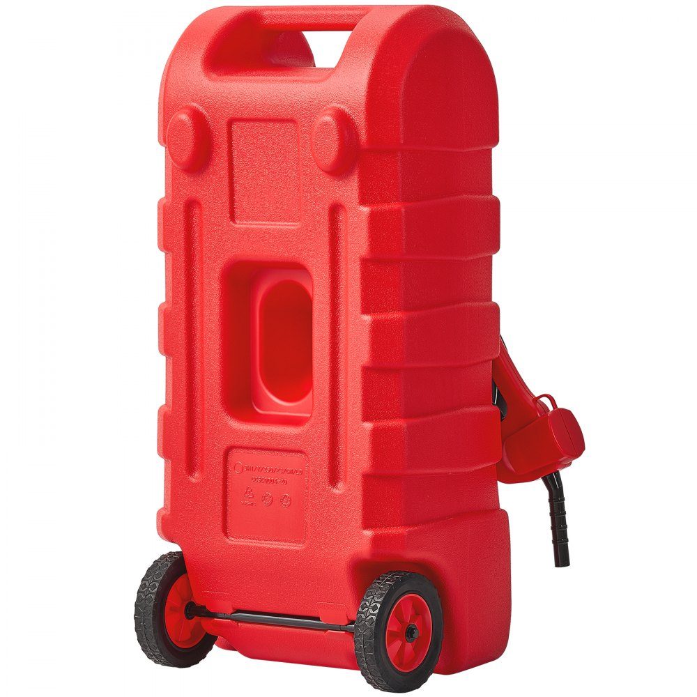Bidon de carburant pour camion de carburant 56,78 L avec mode gravité et pompe manuelle, bidon d'essence, tuyau de livraison de 3 m et pompe manuelle, réservoir d'essence pour bateaux à moteur, VTT, essence et diesel
