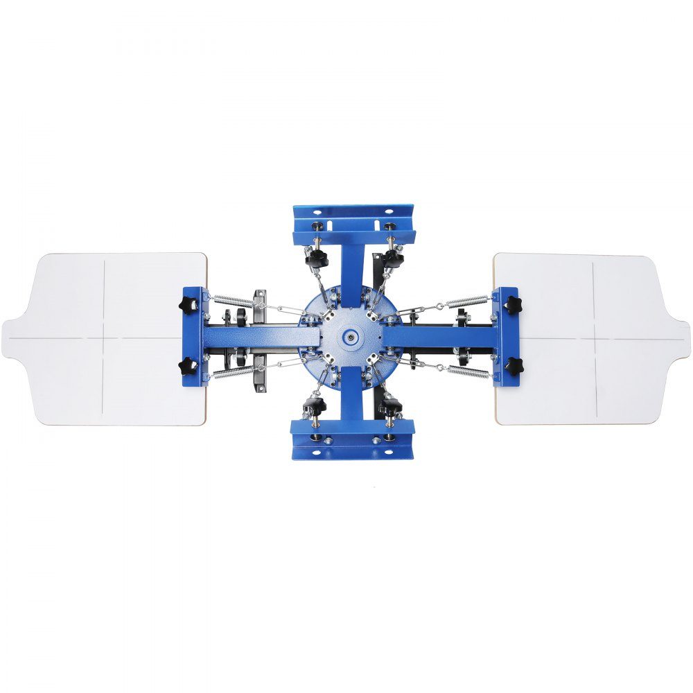 Screen Printing Press T-Shirt Screen Printing Machine 4 Colors + 2 Stations, T-Shirt Press, Heat Press Transfer Press DIY Equipment Printer, Textile Printing Clothes, Pillowcases, Luggage etc