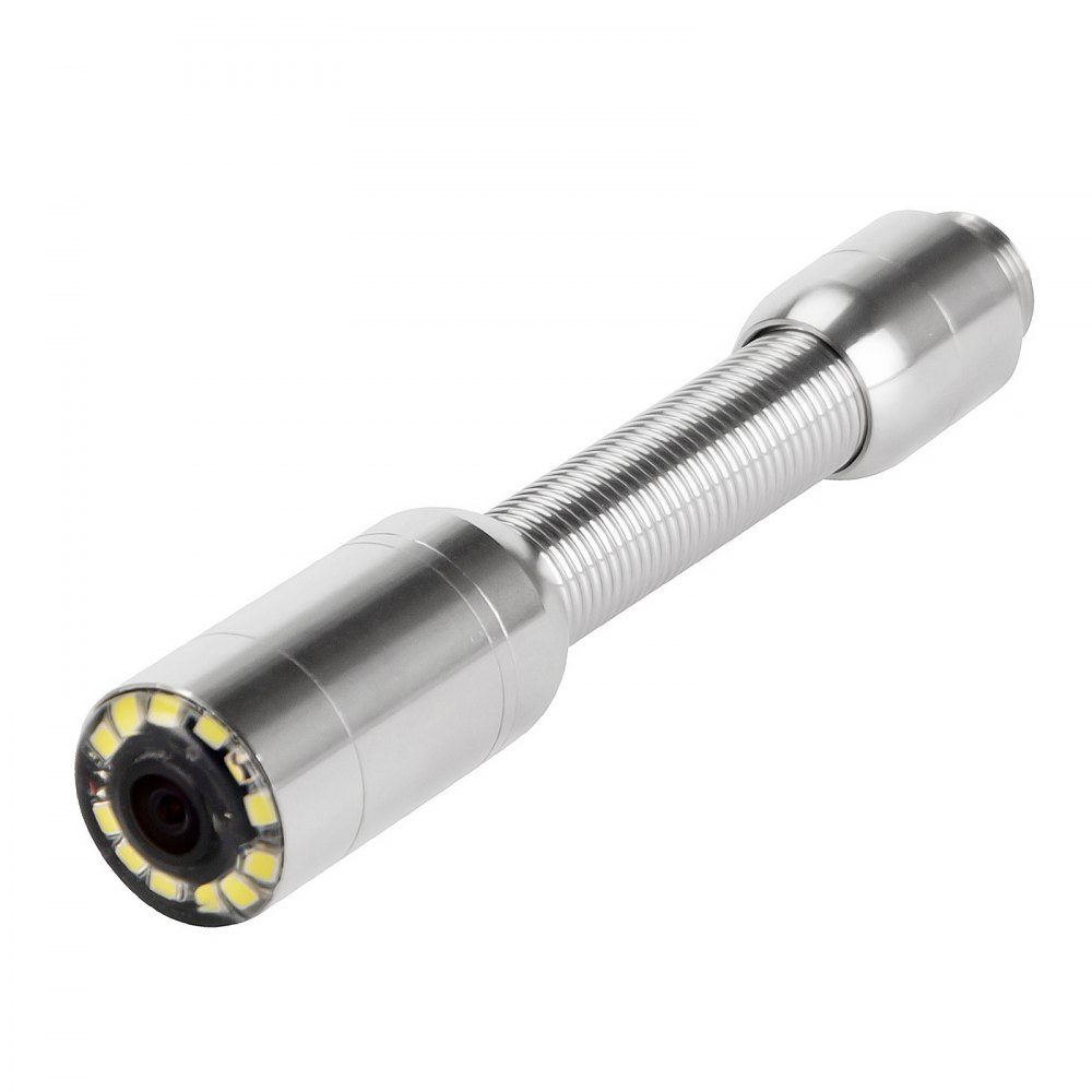 Sewer Inspection Camera 20m, Pipe Camera Inspection IP68, Drain Pipe, Waterproof Industrial Endoscope, Endoscope Inspection System, Snake Camera, 228.6mm LCD Monitor, 12 LED Night Vision with Guide Wheel