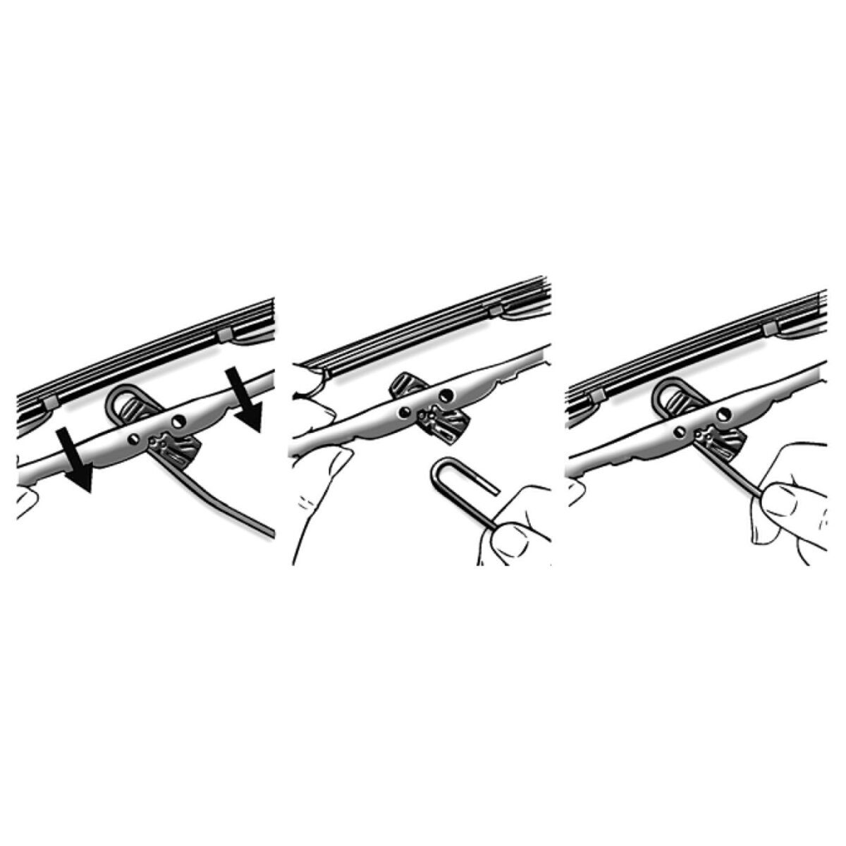 ULTIMATE SPEED® spoiler wipers, 2 pieces, with universal adapter (450/450 mm)