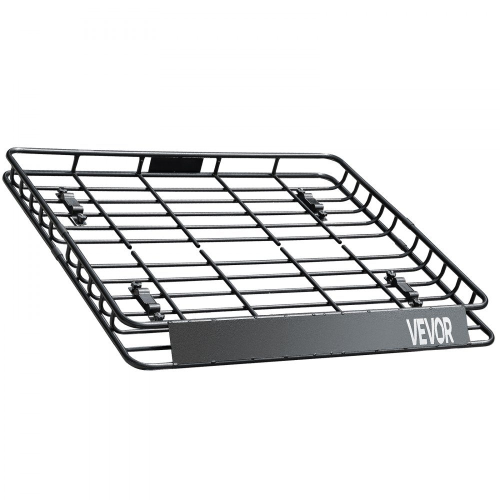 Imperiaalmand Autodakmand (1095 x 1270 x 105 mm) Universele roestvrijstalen imperiaal met maximaal draagvermogen van 68 kg, auto-imperiaal voor SUV-vrachtwagens