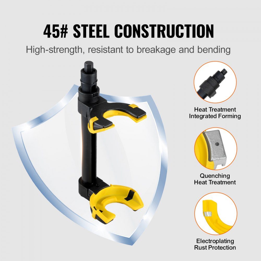 Spring Compressor Kit - Suspension Spring Compatible with 22-mm-Buchse Universal Spring Compressor 4500kg Load Capacity Car Professional Spring Compressor Shock Absorber Tool Suspension Legs