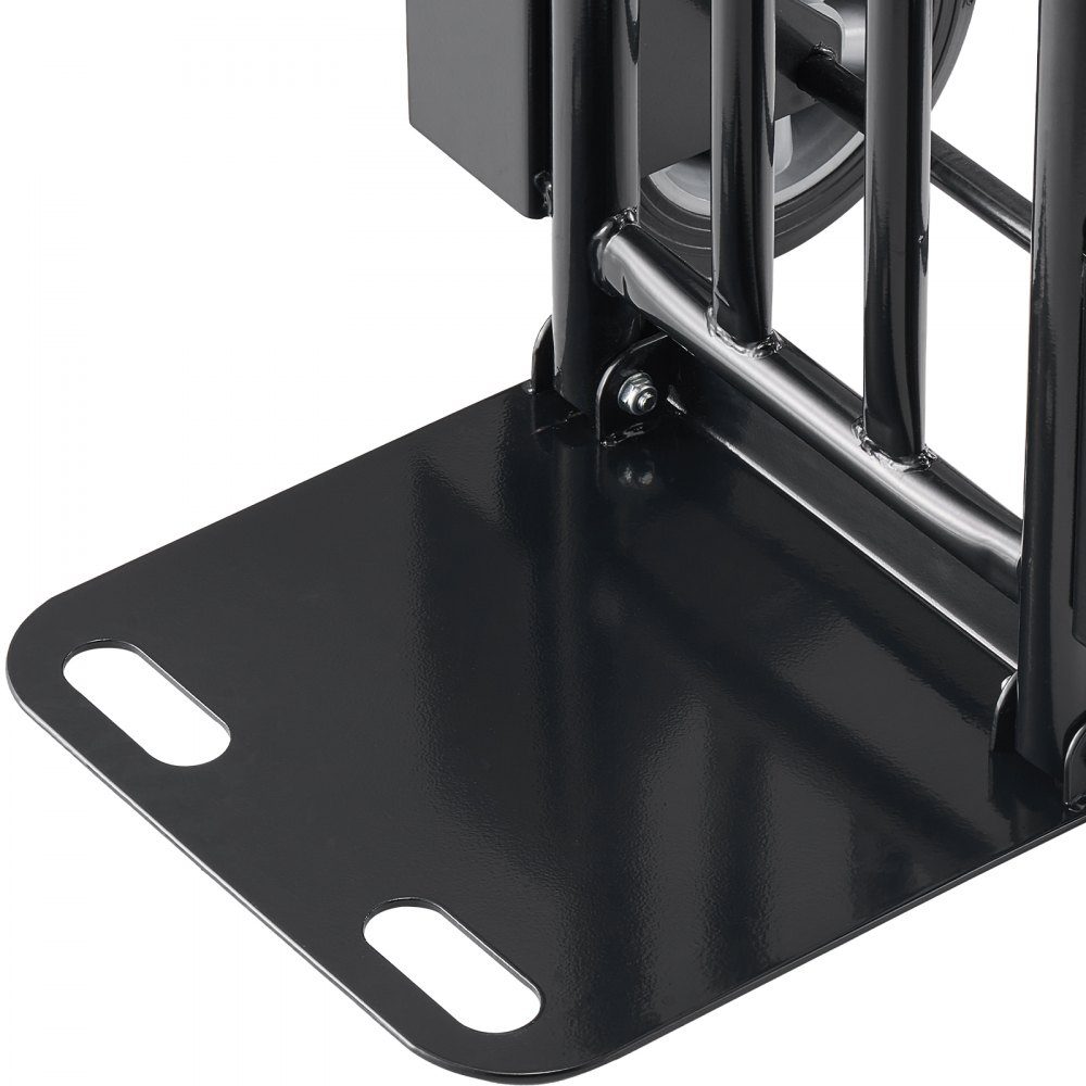 Diable, capacité de charge 272 kg, chariot de transport 480x460x1200mm, chariot portable avec sangle d'arrimage, rouleau de transport, chariot empilable, chariot de transport pour maison, bureau, entrepôt, supermarché