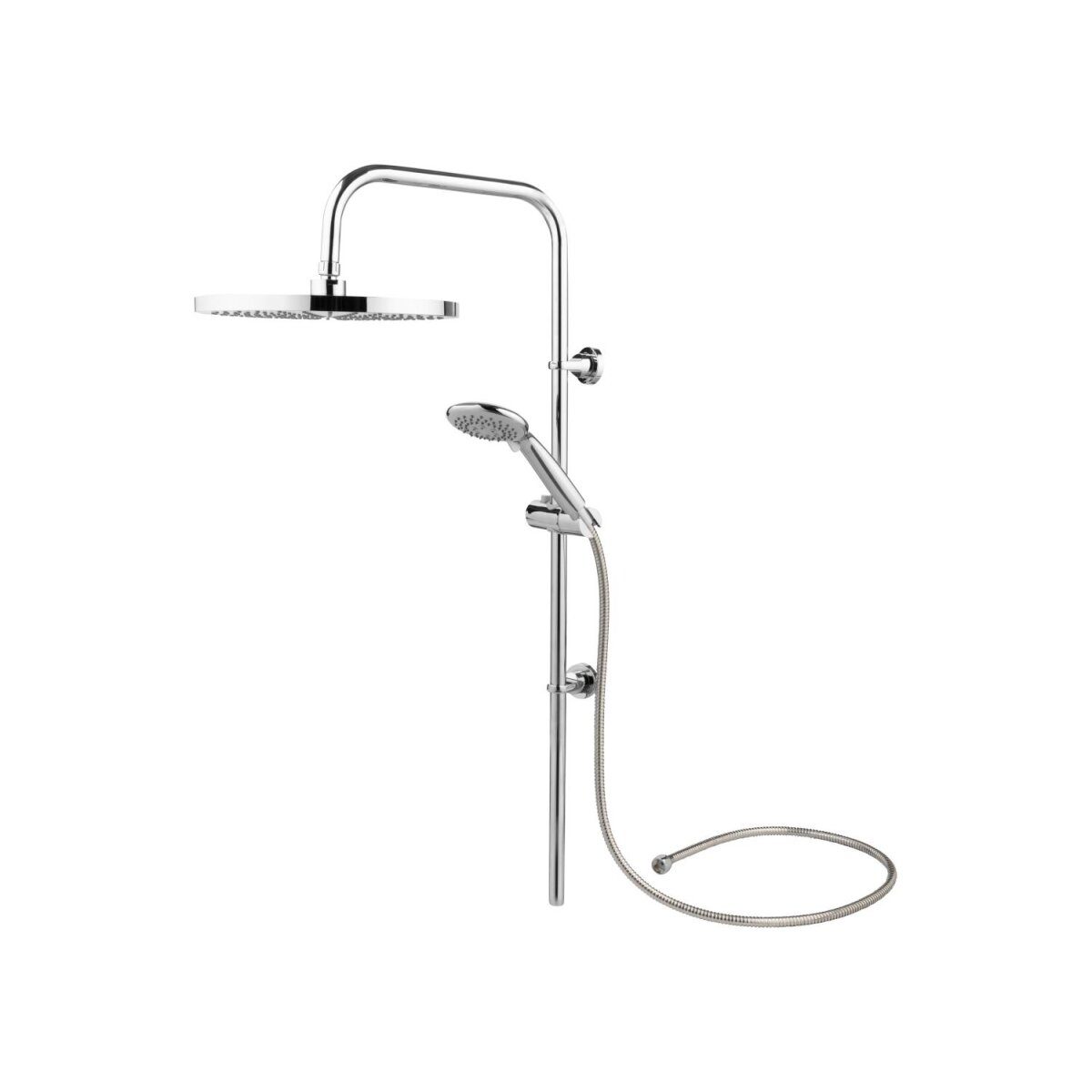 LIVARNO® overhead shower set XXL (chrome)