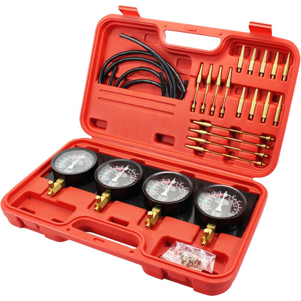 Ergaser Synchronizer Fuel Vacuum Carburetor B100132, Synchronous Carburetor Pressure Gauges 50 x 30 x 15 cm, Synchronous Carburetor Synchronizer Set, Fuel Vacuum Carburettor