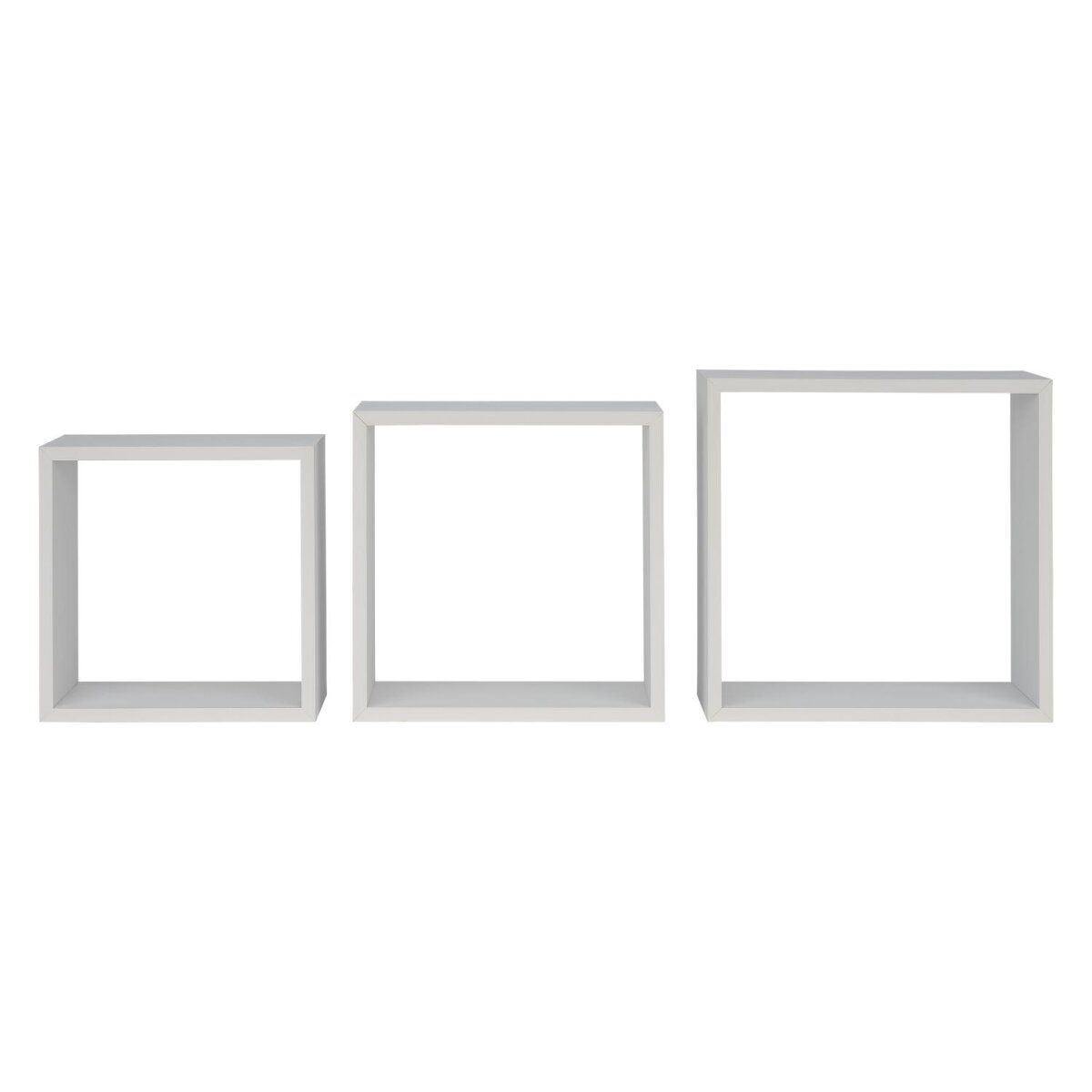 LIVARNO HOME Regalwürfel-Set, 3 Stück (Weiß)