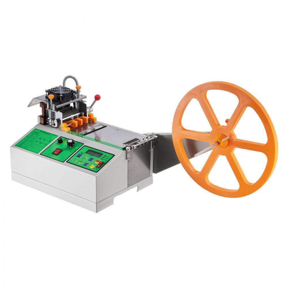 Automatische Gurtschneidemaschine, Heiß- und Kalt-Gurtschneider mit einstellbarer Temperatur und LCD-Display, Reißverschluss-Gurtschneider für Nylongurte, Gummibänder, Schnürsenkel
