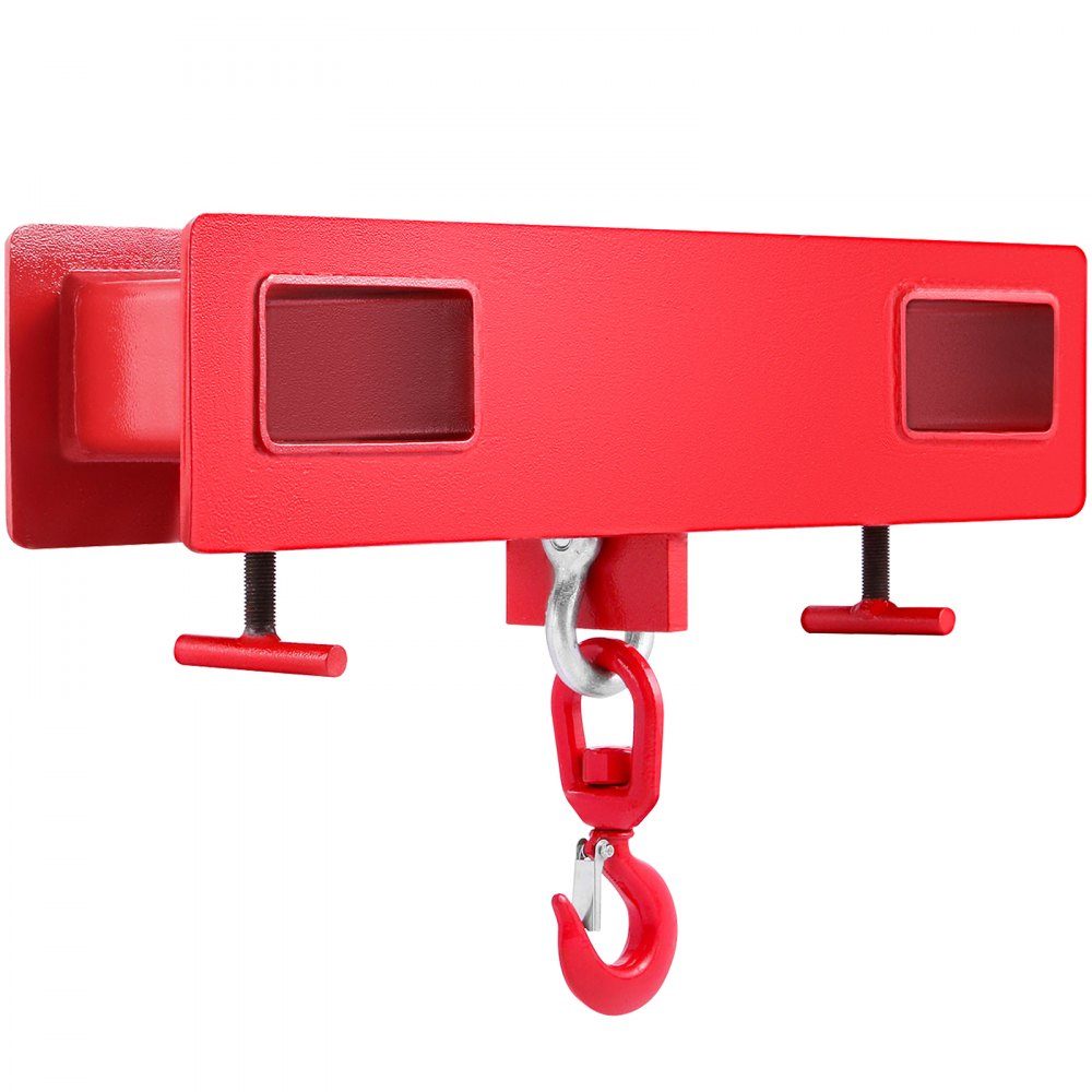 2-Tonnen-Gabelstapler-Hebehaken, 4000 £/2000 kg Tragfähigkeit, Gabelhubwagen, Drehhaken, Mobilkran, Gabelstapler-Anbaugeräte