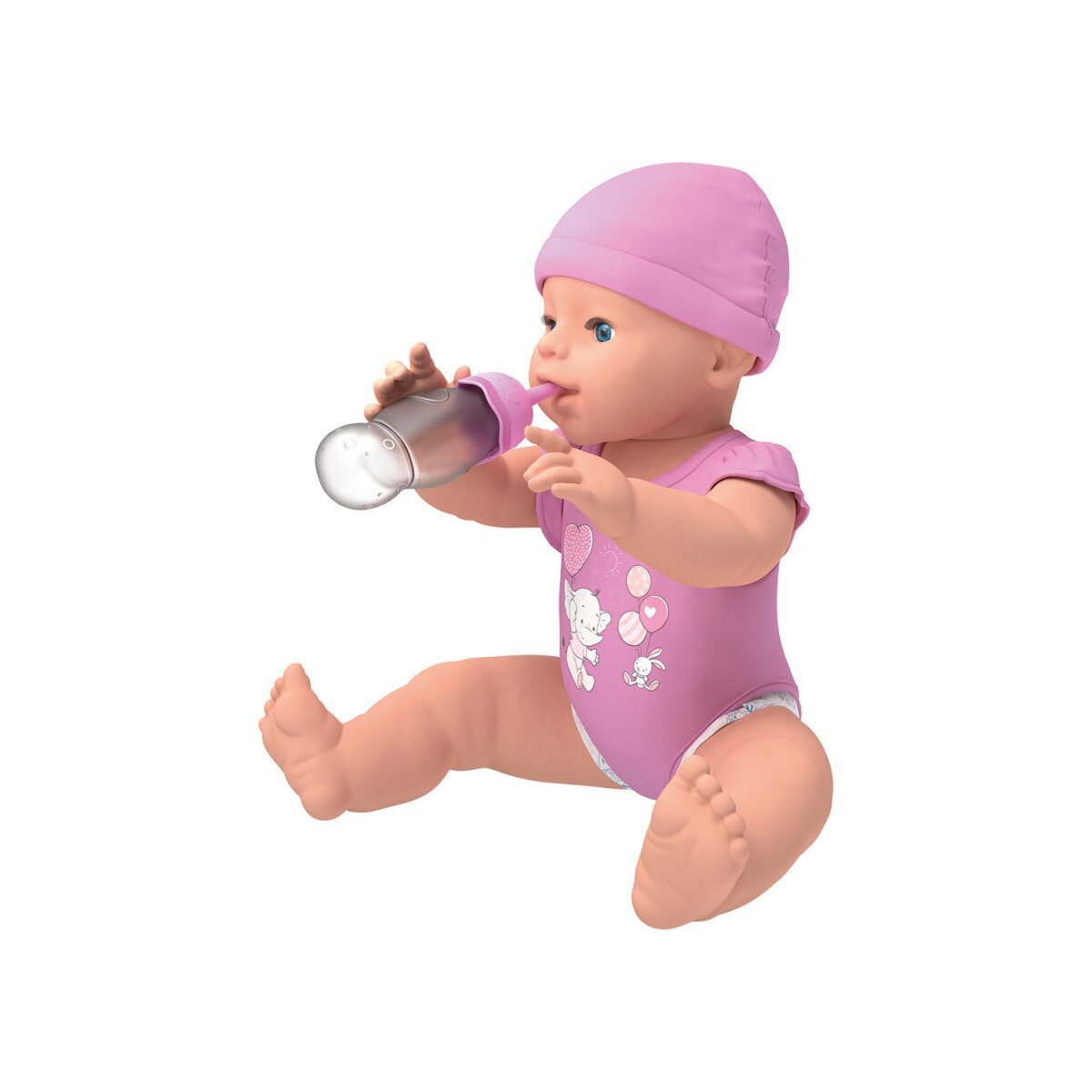 Verspielte Babypuppe „Toni“, mit Trink- und Benetzungsfunktion