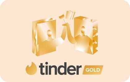 Tinder Gold gift card voucher for 1 month worth €24.95