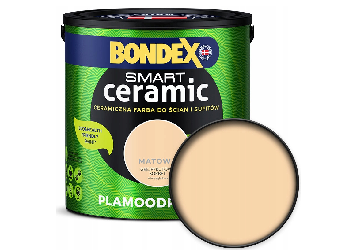Peinture murale céramique Bondex 2,5 l orange mat Peinture murale céramique Bondex 2,5 l orange mat