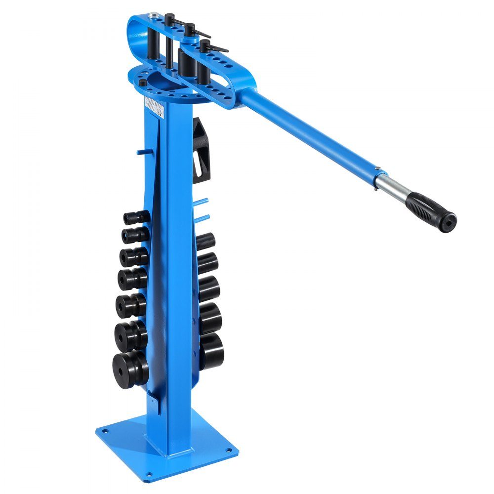 Rohrbieger, Rohrbieger mit max. 50,8 mm Außendurchmesser und 14 Biegematrizen, 200°-Rohrbiegewerkzeug für Kupfer-, Aluminium- und Eisenrohre, HVAC, Klimaanlage, Kühlschrank und Autoreparatur
