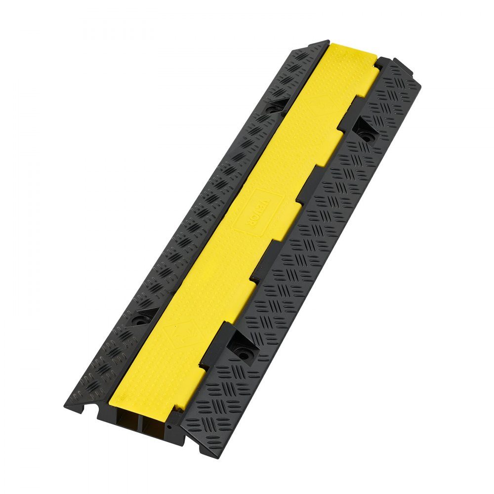 Mostek kablowy 1005 mm 9979 kg 2 kanały (32x31 mm) Gumowa osłona przeciwprzepełnieniowa Zabezpieczenie przed potknięciem Pokrowce podłogowe do obszarów o wysokim progu Biuro domowe Magazyn 1 sztuka – Nr kat. HT-23369