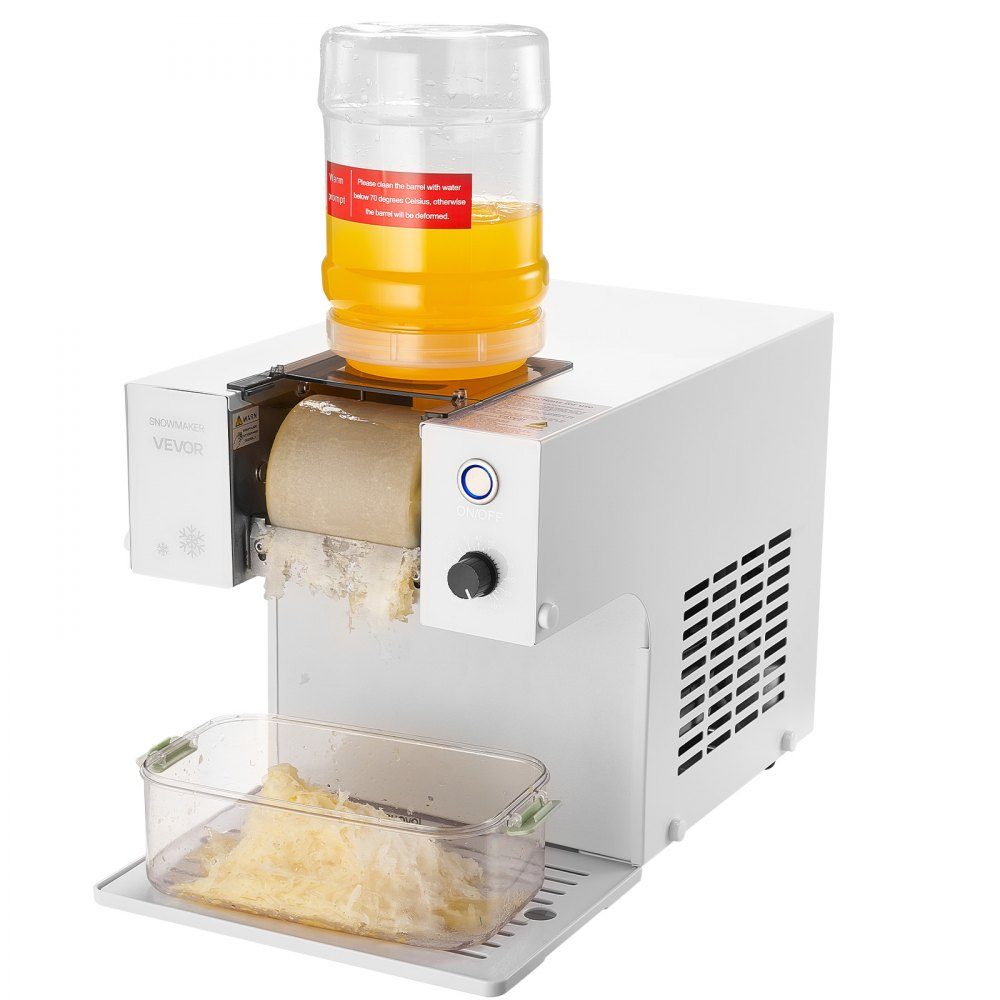 Snowflake Ice Machine, 40kg/day Ice Shaving Machine, Ice Shaver with Stainless Steel Blade, Electric Bingsu Machine with 1.8L Tank, 90 Quick Cooling, for Small Events at Home