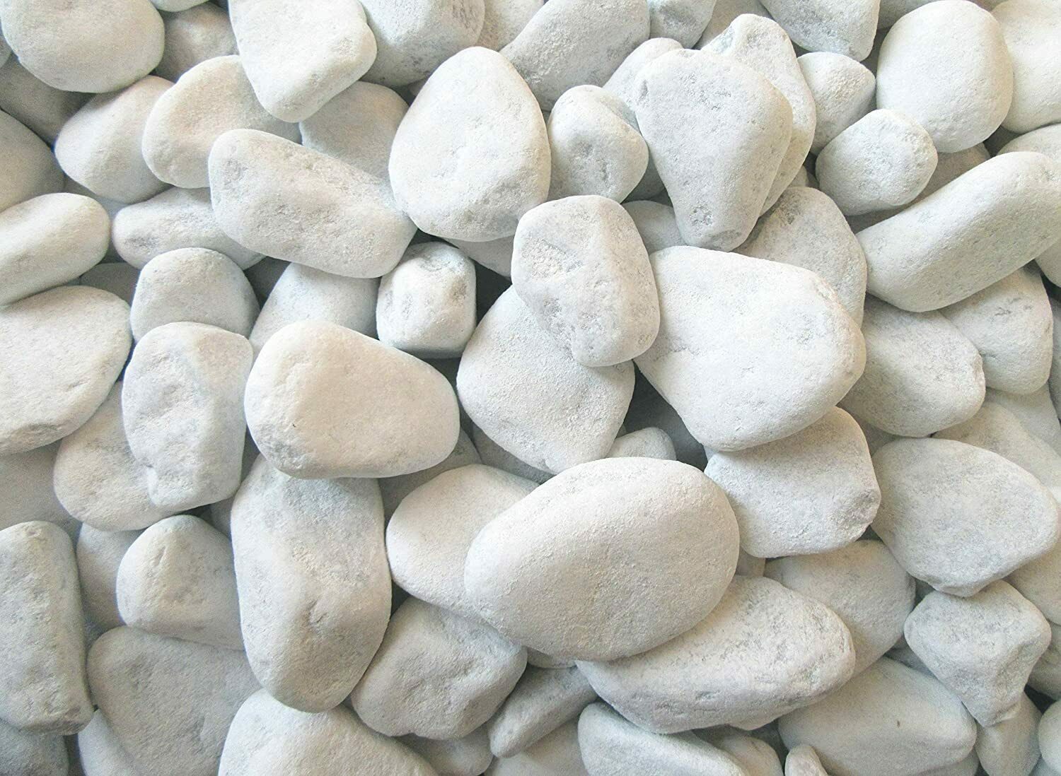 Naturstein Dekosteine ​​weiß 25-40mm zur Dekoration 10kg
