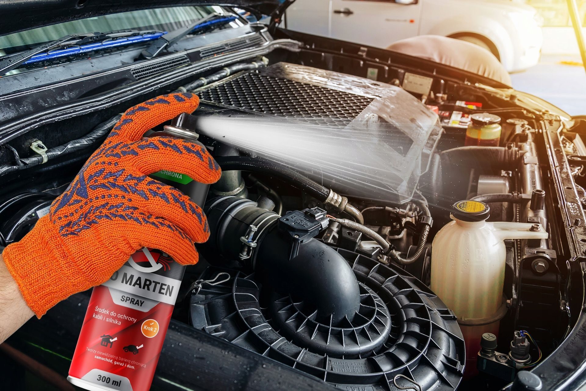 Spray anti-martres pour voiture et maison. FORMULE DE PROTECTION DES MARTRES LA PLUS EFFICACE DU MARCHÉ, 300 ml
