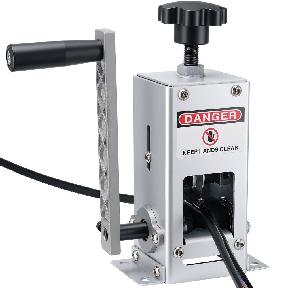 Abisoliermaschine, 1,5–30 mm Kabelschälmaschine, Handkurbel-/Bohrbetrieb, Abisolierwerkzeug mit Q235-Rahmen, Kabelabisolierer, manuelle Kabelabisoliermaschine für Kupferschrott