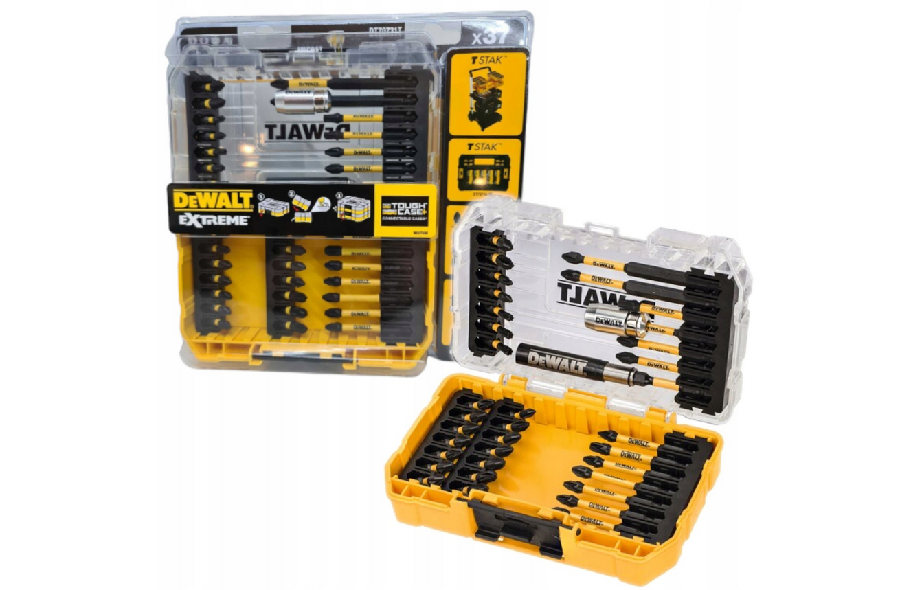 Zestaw końcówek udarowych DeWALT DT70731T, 37 sztuk Zestaw końcówek udarowych DeWALT DT70731T, 37 sztuk