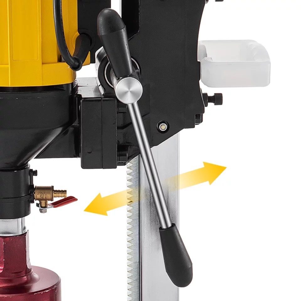 Kernbohrmaschine 750 U/min Drehzahl, Diamantbohrmaschine Easydrive Kernbohrmaschine Trockenbohrmaschine Magnetbohrmaschine zum Bohren von armiertem Beton etc. 305mm Satz mobiler Räder
