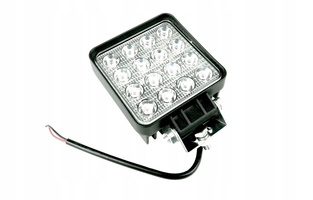 2x work lights for agricultural machinery, trucks, LED lamps, 16 x 3 W, 48 W