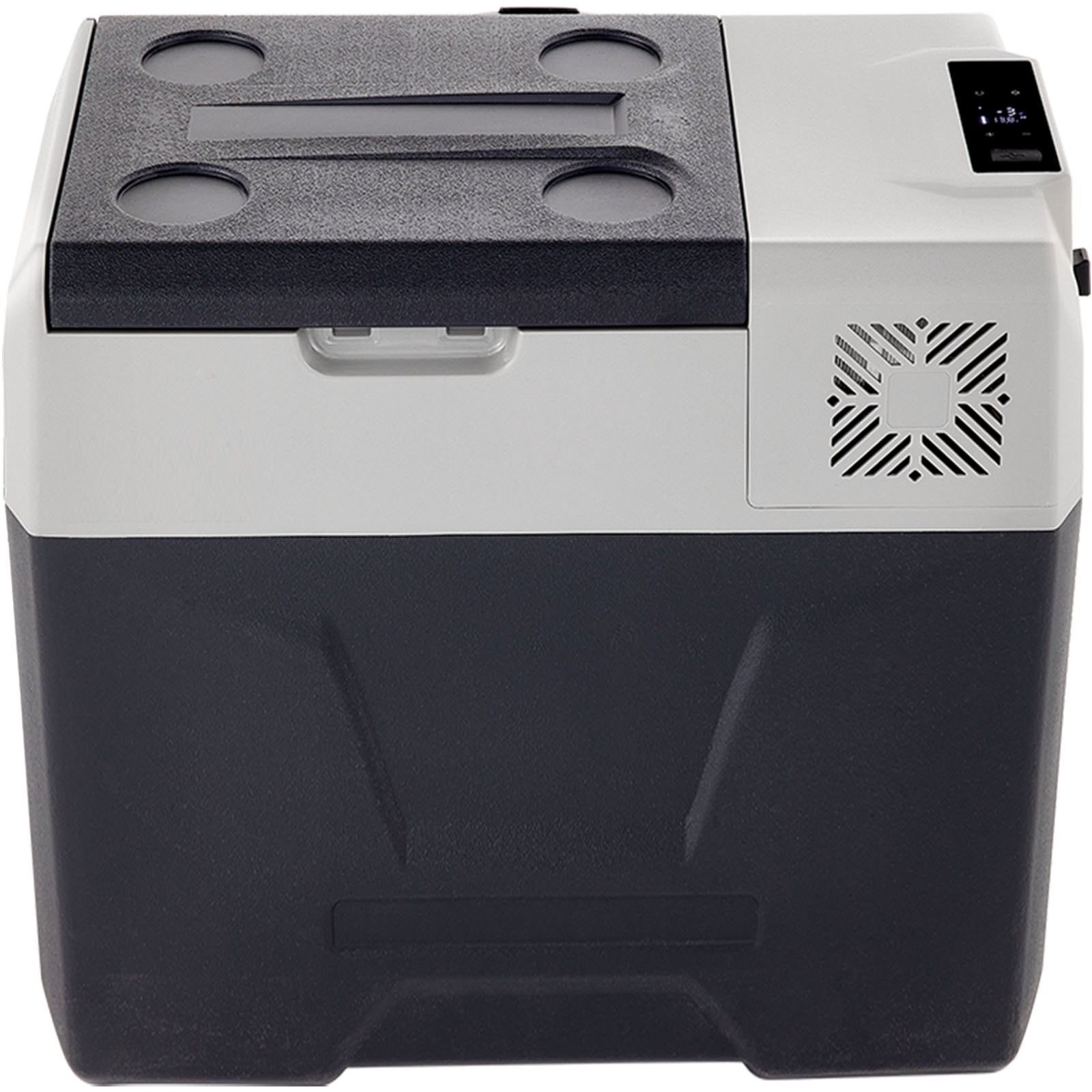 50L Auto-Kühlschrank-Kompressor-Kühlbox aus Edelstahl für den Urlaub, isolierte Box, Mini-Kühlschrank-Kühlbox-Set