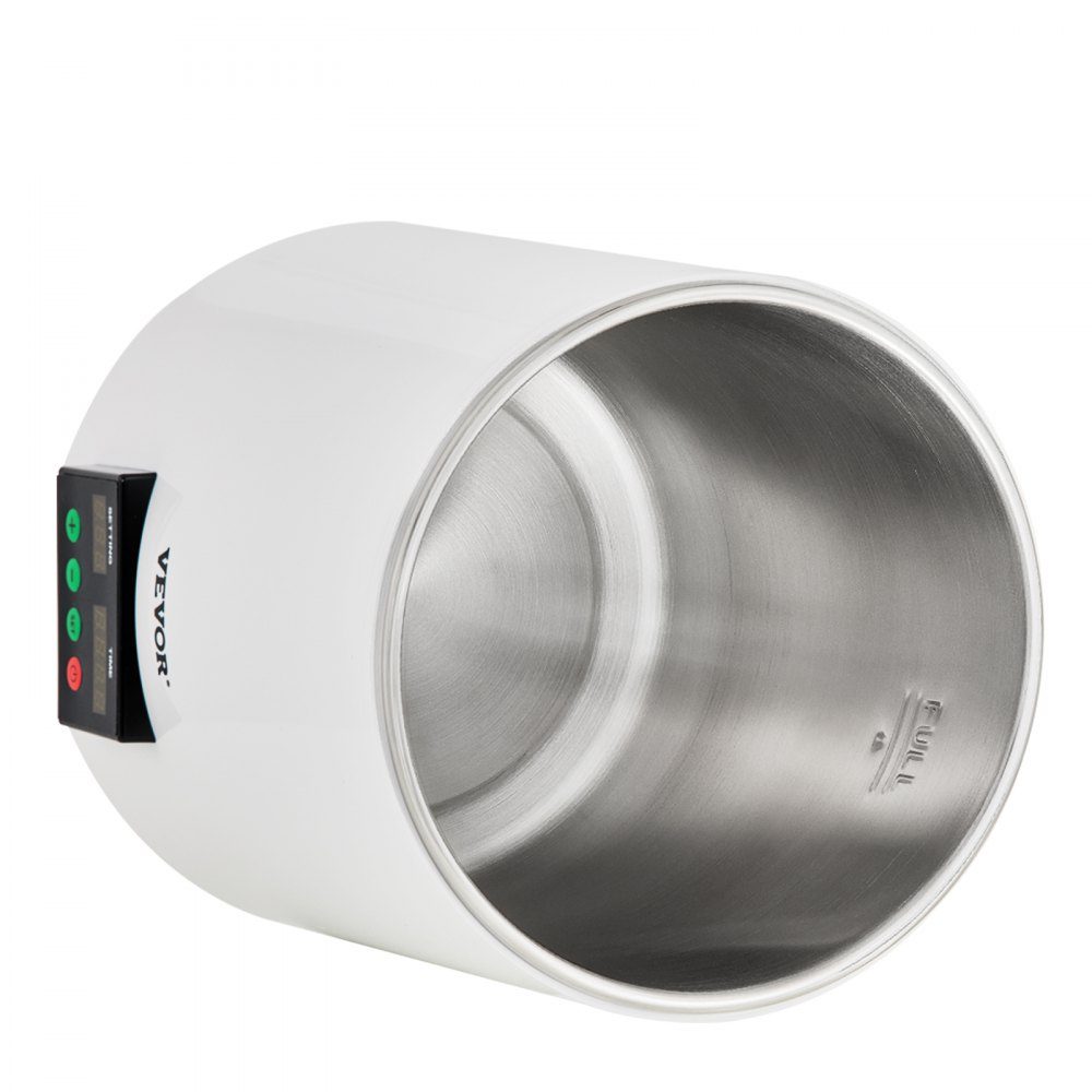 4L waterdestilleerder 750W distilleerder roestvrijstalen waterdestilleerder zuiver waterdestilleerder met glazen kan, waterdestilleerder 1L/uur waterdestilleerder met dubbel temperatuurdisplay