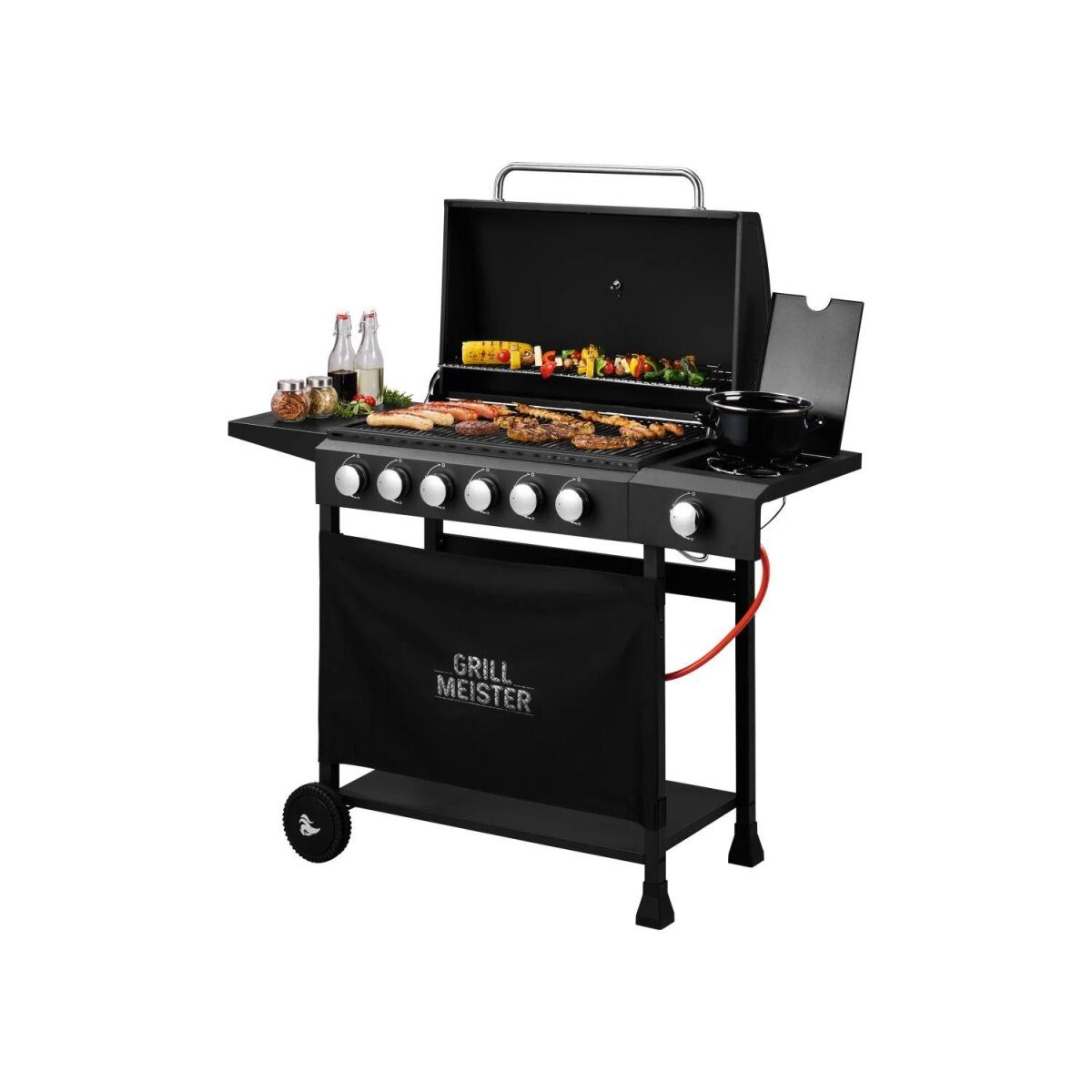 GRILLMEISTER Gasgrill 6+1
