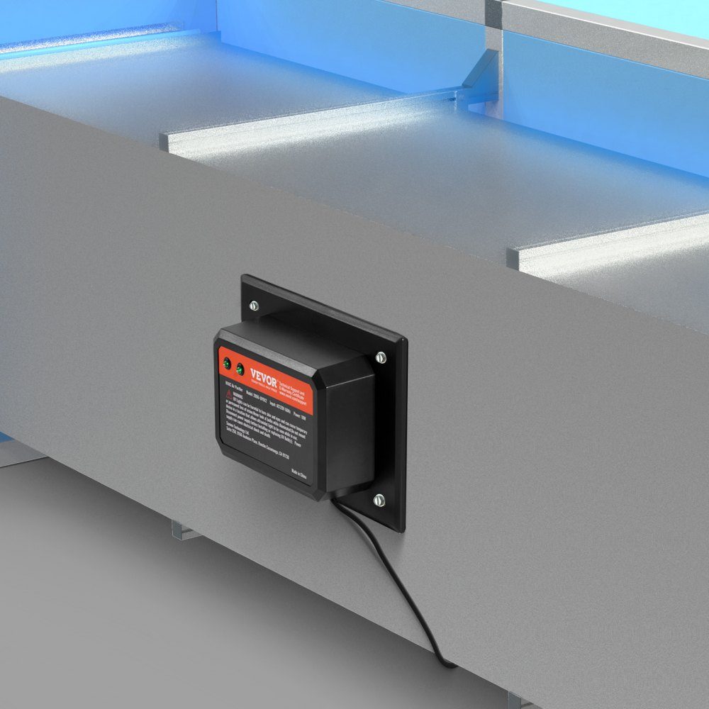 HVAC luchtreiniger voor het hele huis 18W 175 mm kanaal UV UVC licht voor airconditioner kanaalluchtwasser met 2 vervangingslampen HVAC UV-lampen luchtreiniger voor airconditioner