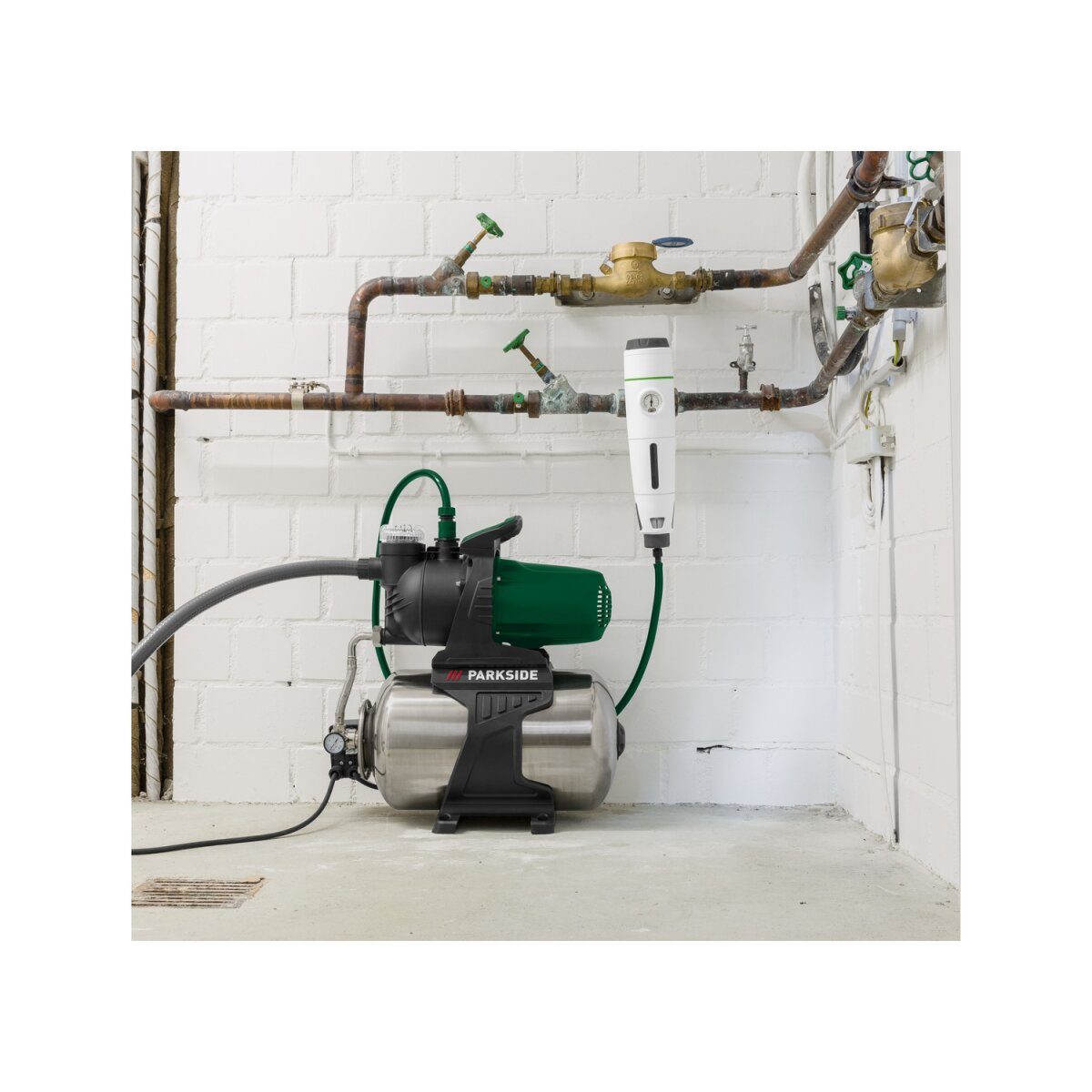 PARKSIDE® domestic waterworks stainless steel »PHWW 1300 B1«, 24 liter tank