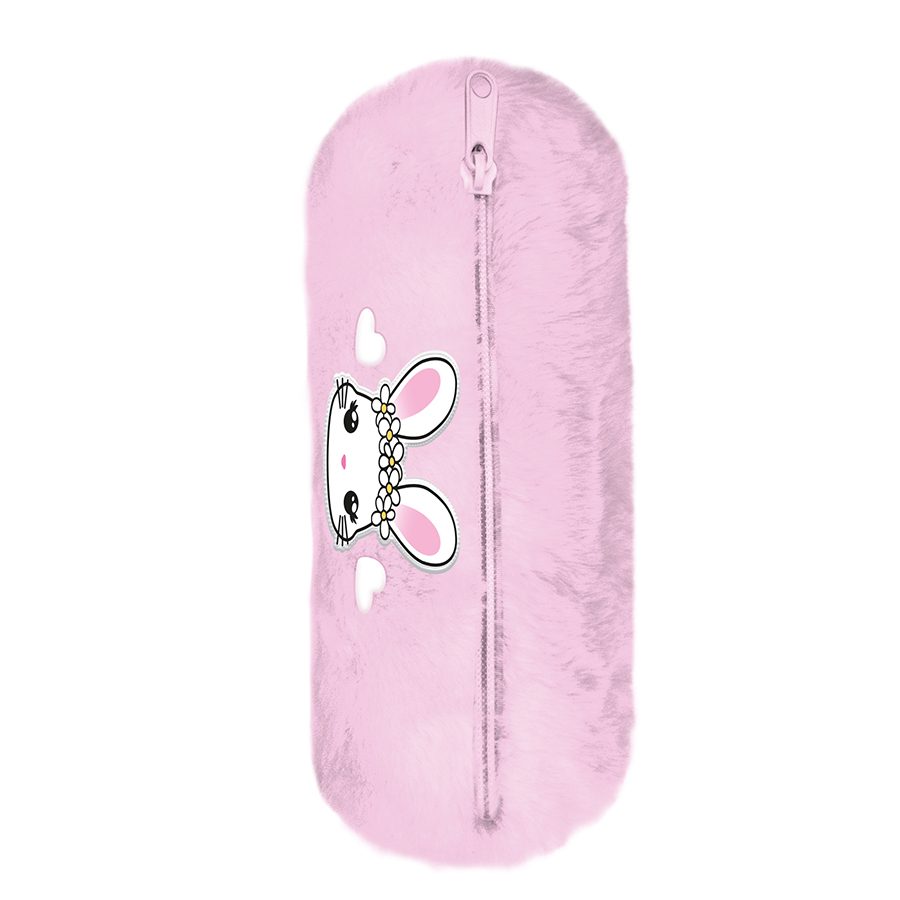 Rabbit plush pencil case