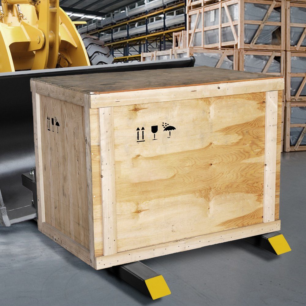2x Palettengabeln klemmbar 1090x70x230mm Gabelträger 907kg Tragkraft Gabelzinken 109cm Gesamtlänge mit 76,2cm Gabelblatt Gabelstapler Gabelstaplerzinken Frontlader Palettenrahmen