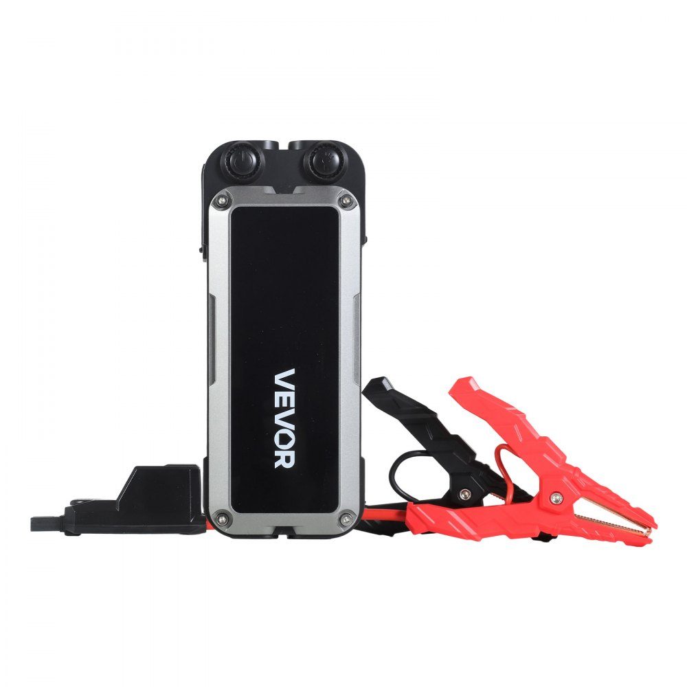 Starthilfe-Powerbank, Starthilfe 4000A Spitzenstrom mit LED-Taschenlampe & Kabel für Motoren bis 10L Benzin/8L Diesel, tragbarer Booster mit Schnellladung & Sicherheitsschutz für Notfälle