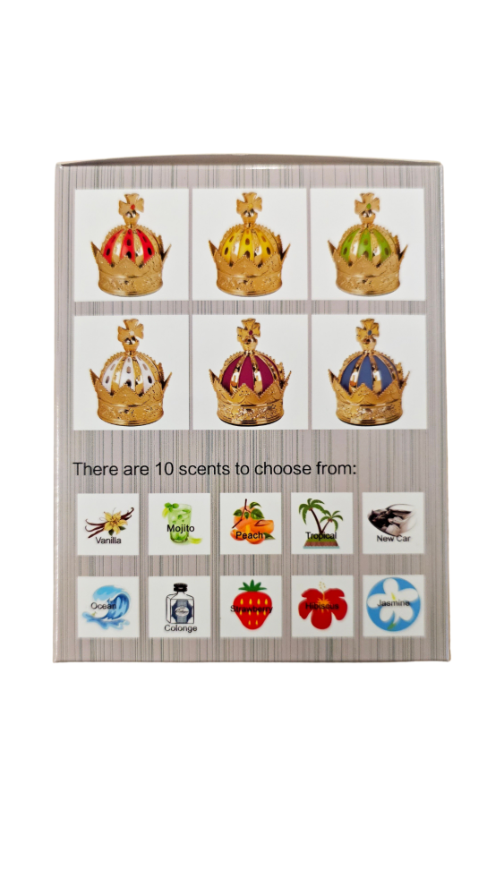 Crown scent with LED lighting, air freshener, scent diffuser Crown scent with LED lighting, air freshener, scent diffuser