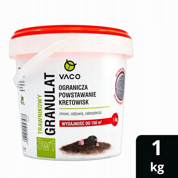 QUICKPHOS Vaco Green Garden 3w1 – środek odstraszający krety i nawóz do trawnika w jednym! QUICKPHOS Vaco Green Garden 3w1 – środek odstraszający krety i nawóz do trawnika w jednym!