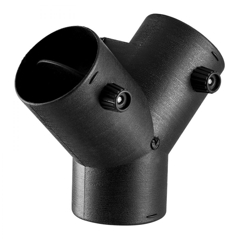 Diesel heater connector (75mm), diesel heater duct connection accessories, Y-shaped 3-way vent connectors with 2 90° rotating valves, connection connector for 2/5/8 kW diesel heater