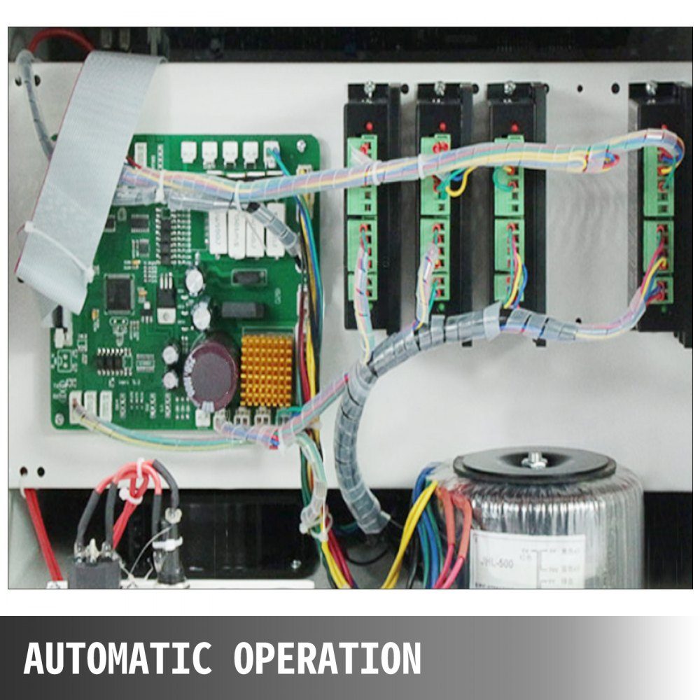 Automatische Computer-Abisoliermaschine 300 W, Kabelschneidemaschine 1-100.000 mm, 230 V Drahtbiegemaschine max. Kanaldurchmesser 10 mm, Kabelschälmaschine mit LCD-Bildschirm und Richtmaschine