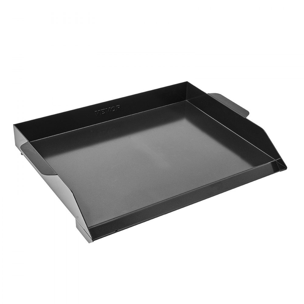 Grill Plate Grill Pan Carbon Steel Universal Rectangular Plate (502x370mm) with Flat Top Gas Grill Grill Plate for BBQ Grill Teppanyaki Portable Family Cookware with Handle