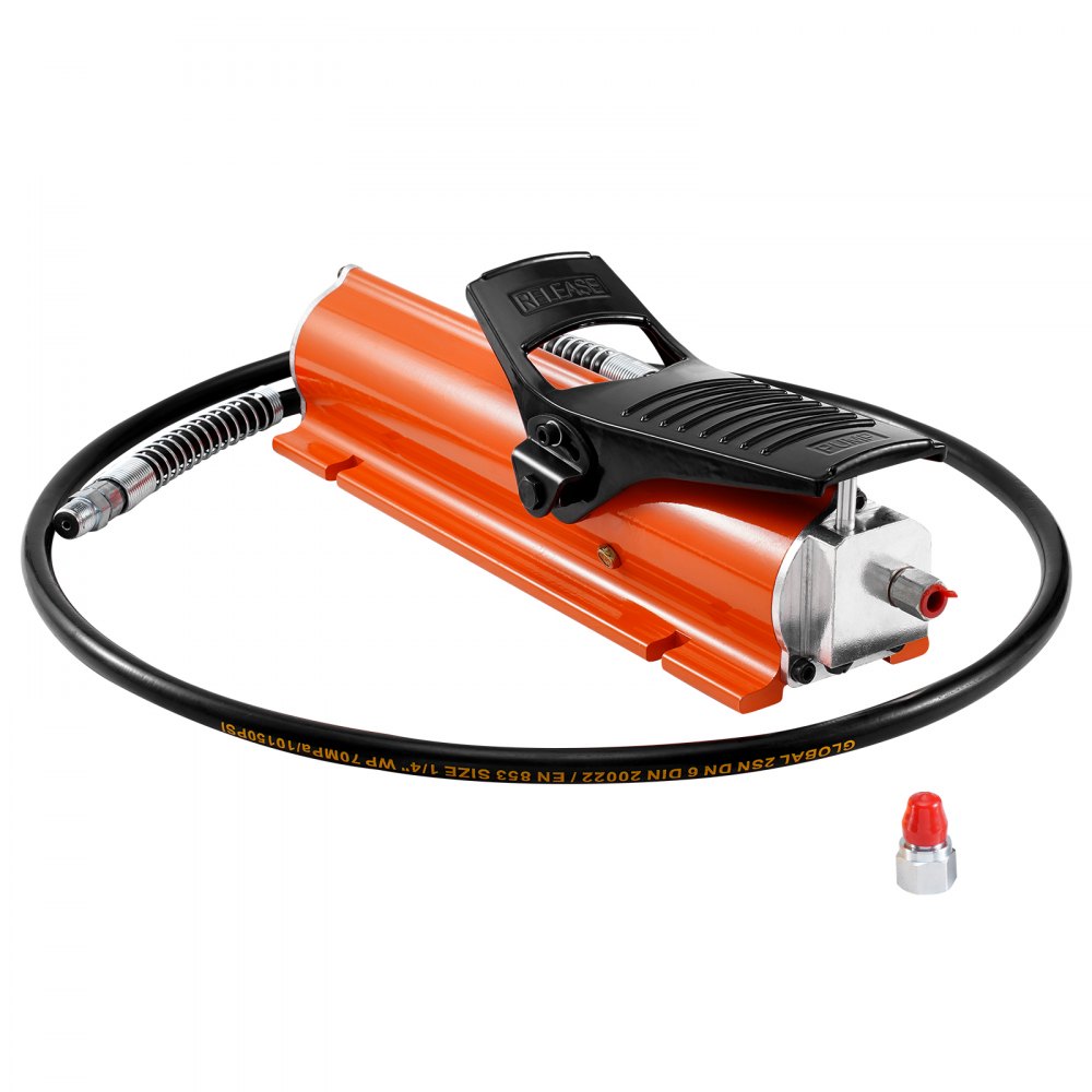 10,000 PSI Air Hydraulic Pump, 0.69L Reservoir, NPT 3/8" Outlet, NPT 1/4" Inlet, Air Powered Foot Pump with Metal Body, for Precision Industrial Machinery and Aerospace Equipment 10,000 PSI Air Hydraulic Pump, 0.69L Reservoir, NPT 3/8" Outlet, NPT 1/4" Inlet, Air Powered Foot Pump with Metal Body, for Precision Industrial Machinery and Aerospace Equipment