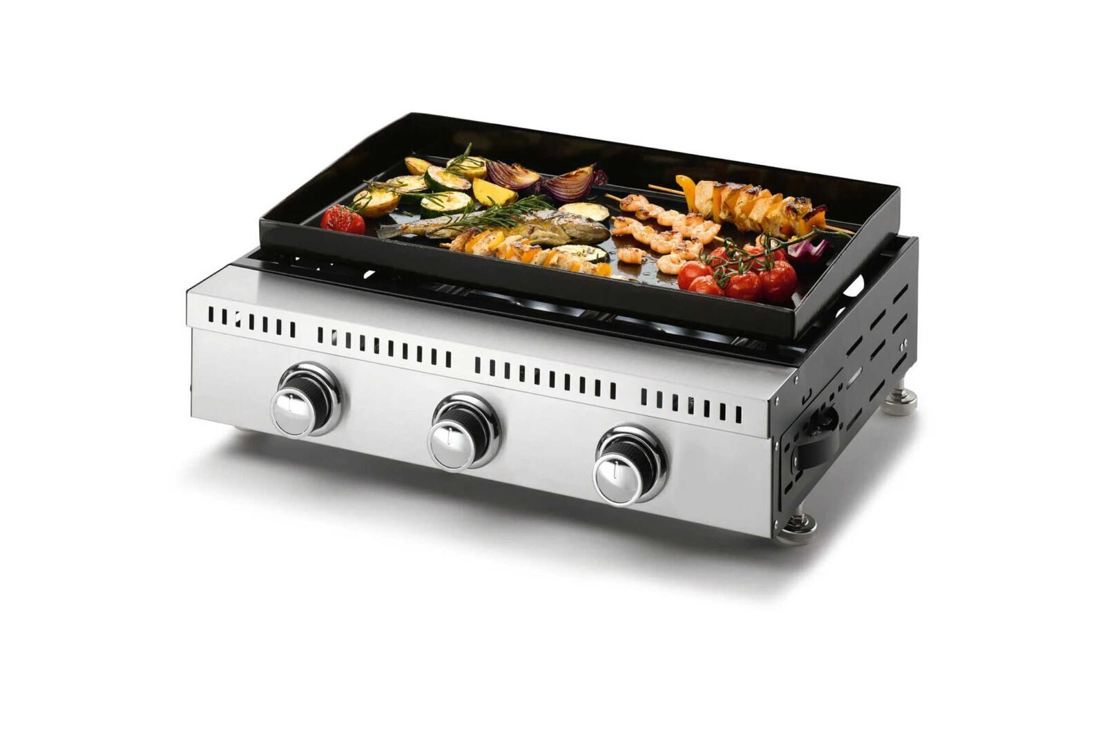 Gas grill 3 powerful, separately switchable burners